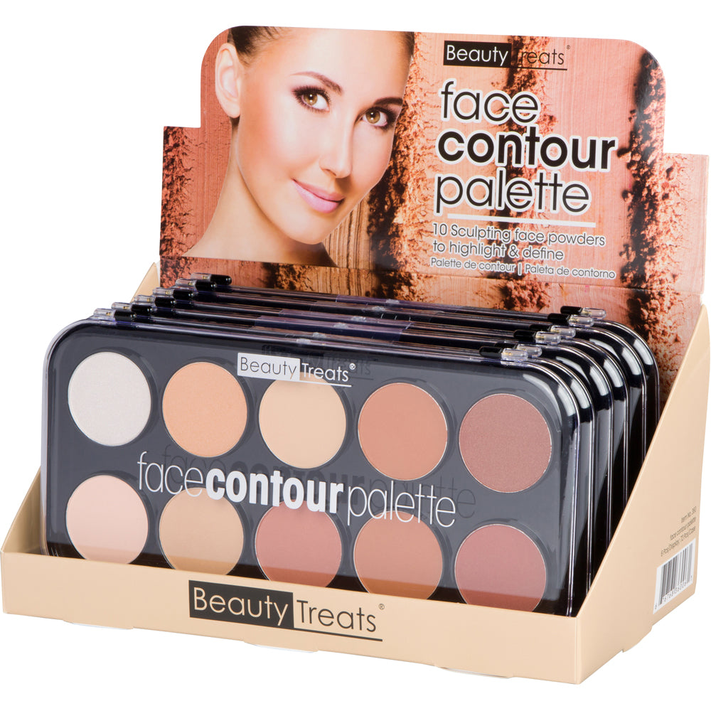 Beauty Treats Contour Collection 6 Color Matte Blush - Dark
